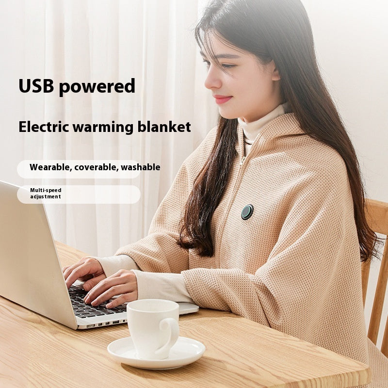 Couverture électrique zippable chauffante 5v