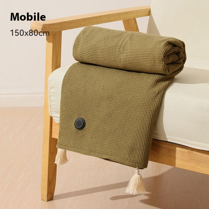 Couverture électrique zippable chauffante 5v