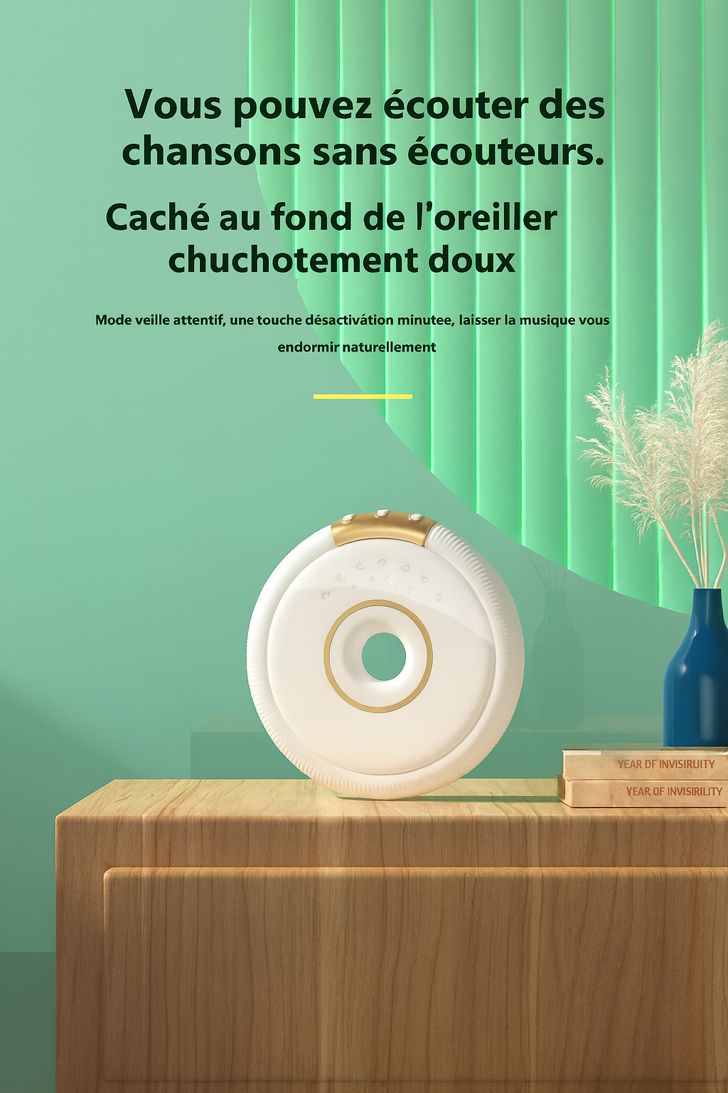 Mini haut parleur à conduction osseuse.