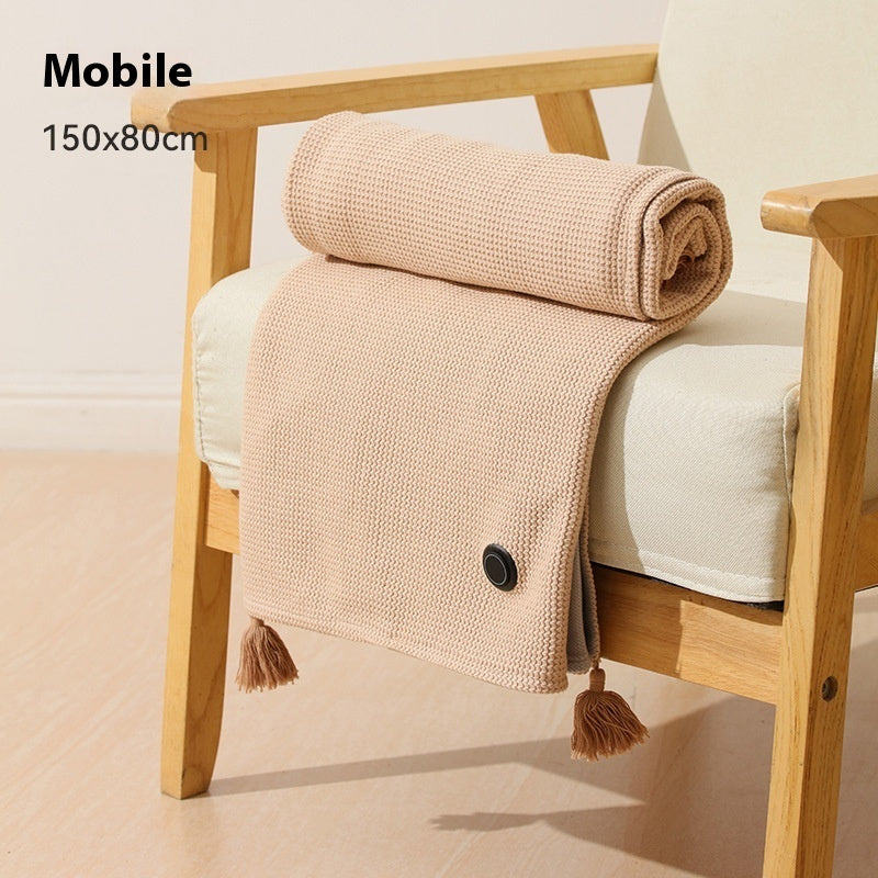 Couverture électrique zippable chauffante 5v